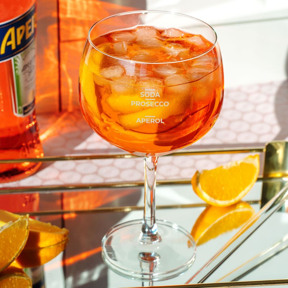 Verre Aperol Spritz personnalisé