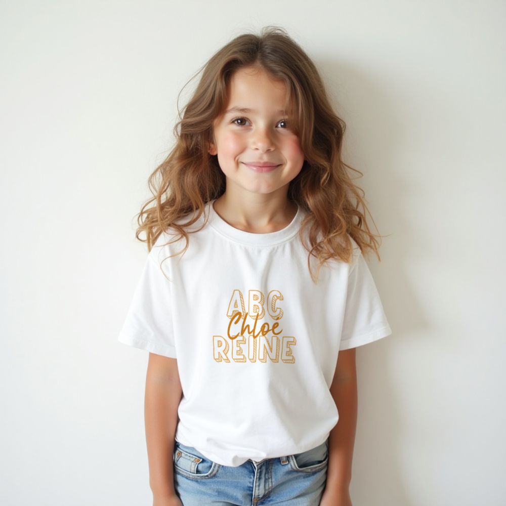T-Shirt personnalisé Enfant - Ecolier