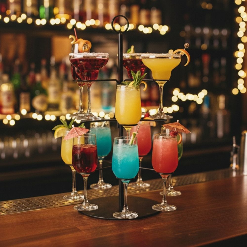 Arbre à cocktail pour 12 verres