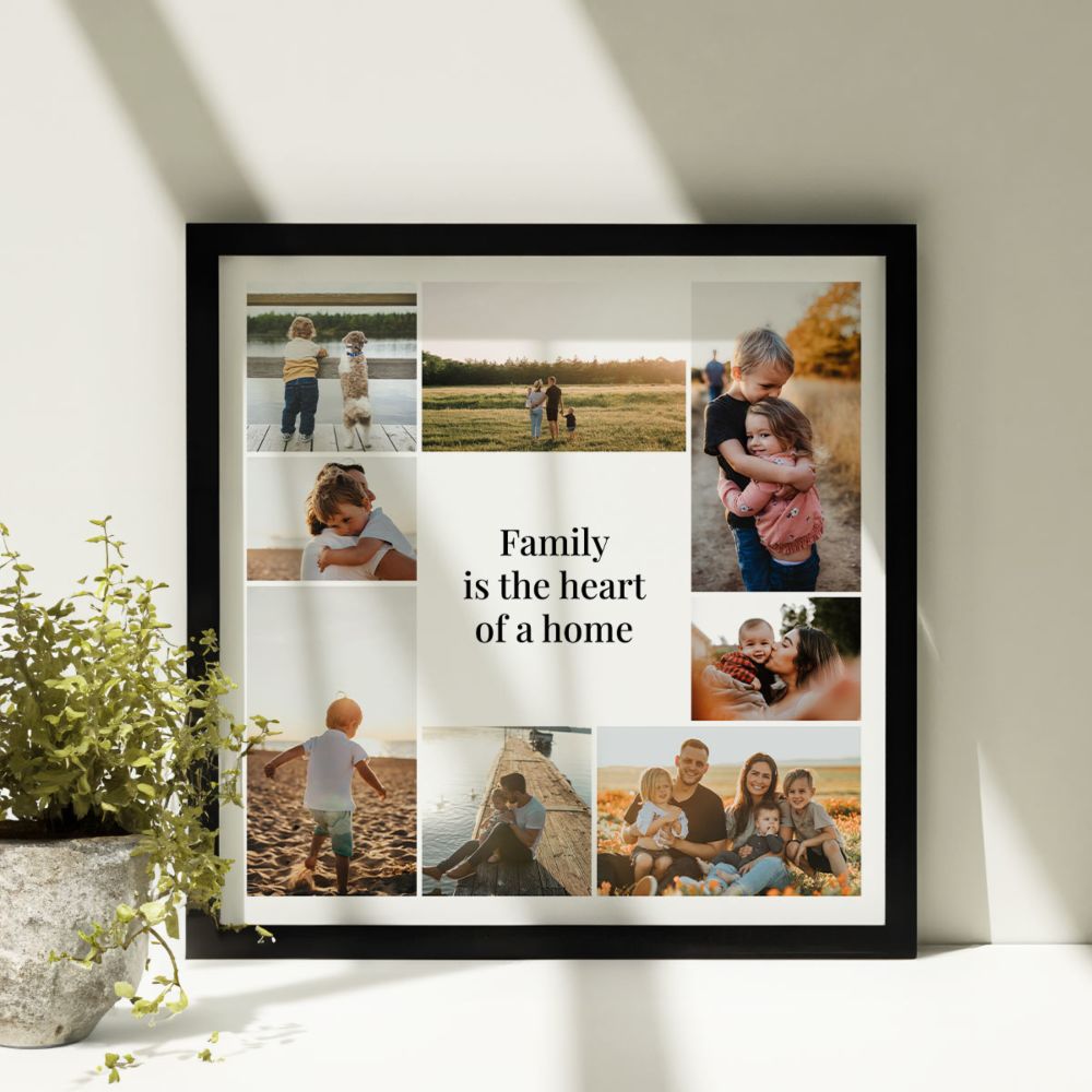 Poster avec 8 Photos et Texte