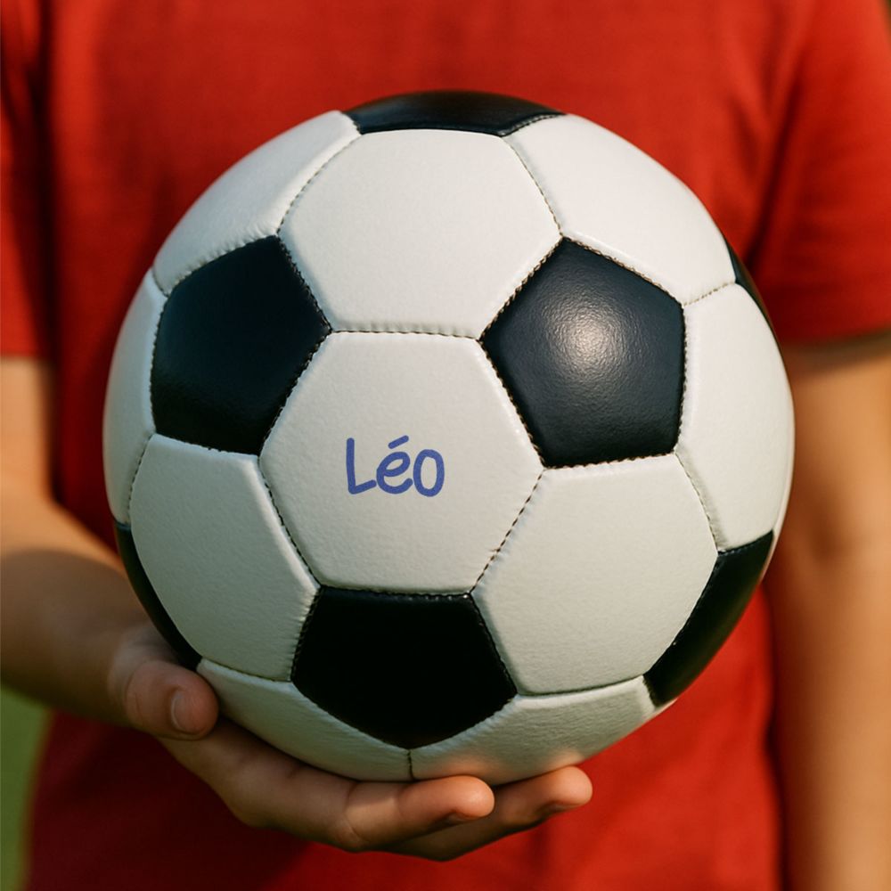 Ballon de football personnalisé avec nom