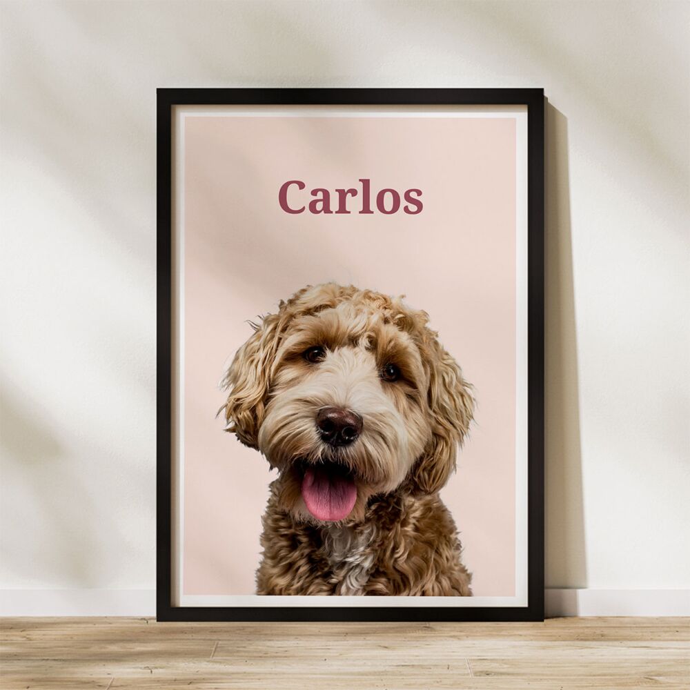 Poster personnalisé avec votre animal de compagnie