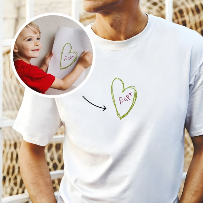 Personalisierbarer Jutebeutel mit Foto und Text