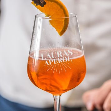 Verre Aperol Spritz personnalisé avec prénom