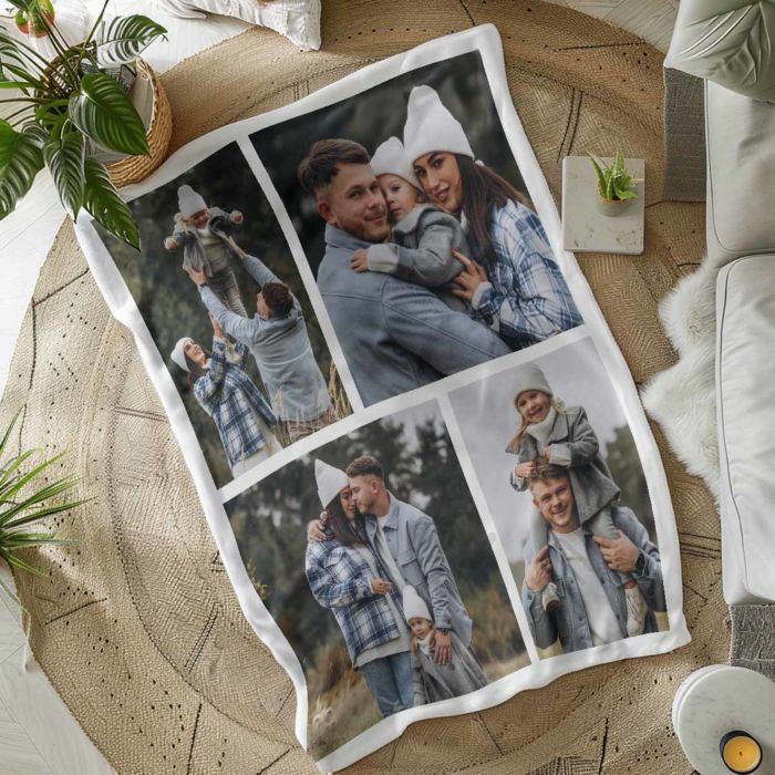 Couverture personnalisée avec collage