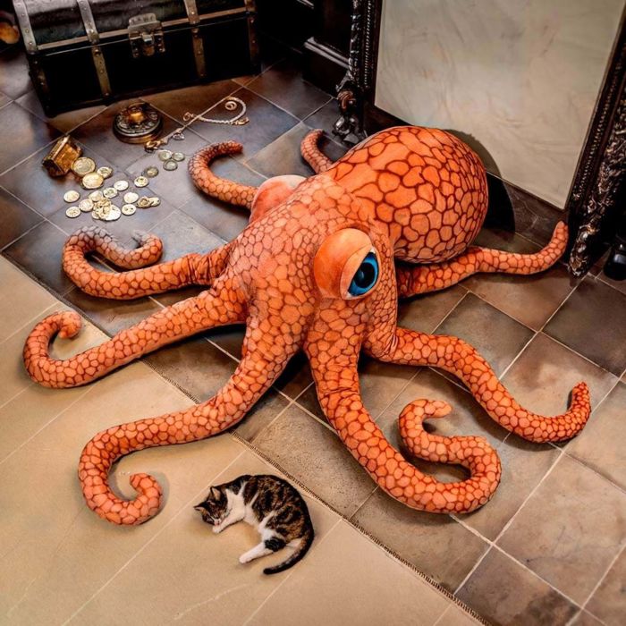 Peluche Pieuvre Géante