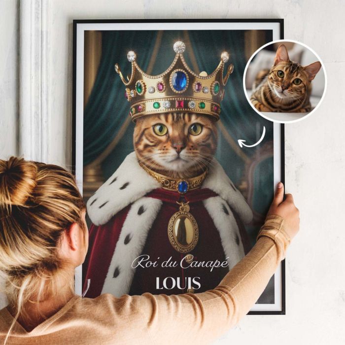 Poster personnalisé - animal de compagnie en uniforme