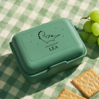 Boîte-repas personnalisée avec animal et nom