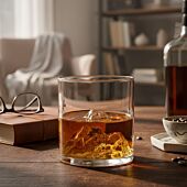 Verre à whisky topographique